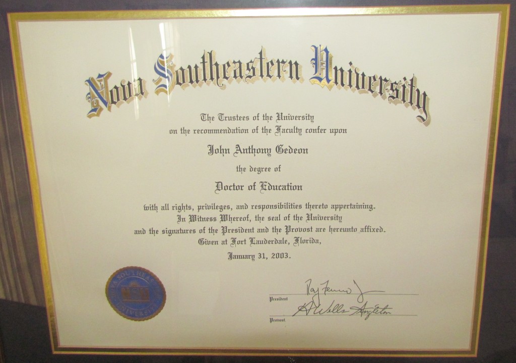 Dissertation doctorate